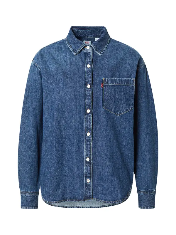 LEVI'S ® LEVI'S ® Bluza 'Harlie Boyfriend Shirt'  plavi traper