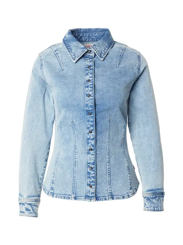 Levi's LEVI'S ® Bluza 'Shaped Shirt'  plavi traper