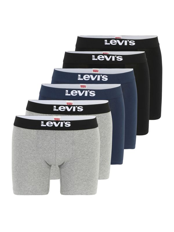 LEVI'S ® LEVI'S ® Bokserice  mornarsko plava / siva melange / crna / bijela