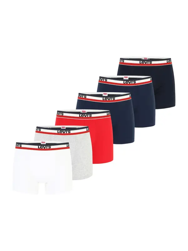 LEVI'S ® LEVI'S ® Bokserice  morsko plava / siva / crvena / crna / bijela