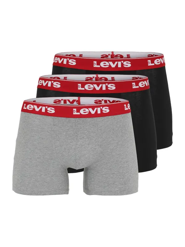 LEVI'S ® LEVI'S ® Bokserice  siva melange / crvena / crna / prljavo bijela