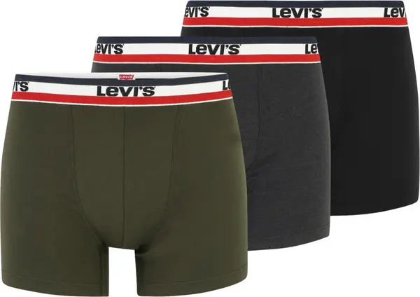 Levi's LEVI'S ® Bokserice  tamo siva / kaki / crvena / crna / bijela