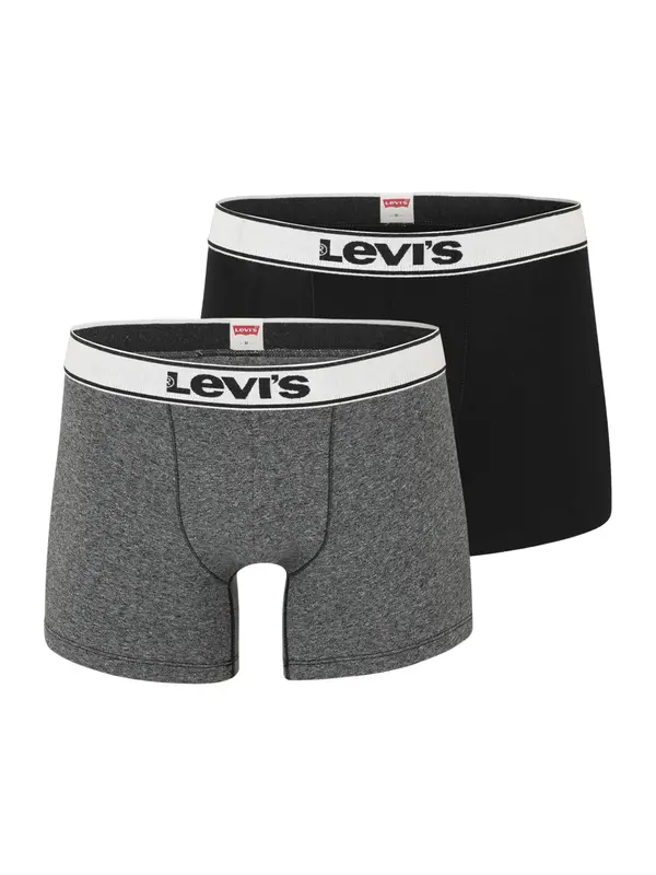 LEVI'S ® LEVI'S ® Bokserice 'VNTG HTR'  siva melange / crna / bijela