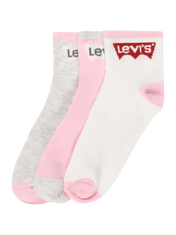 Levi's LEVI'S ® Čarape 'BATWING'  siva / roza / bijela