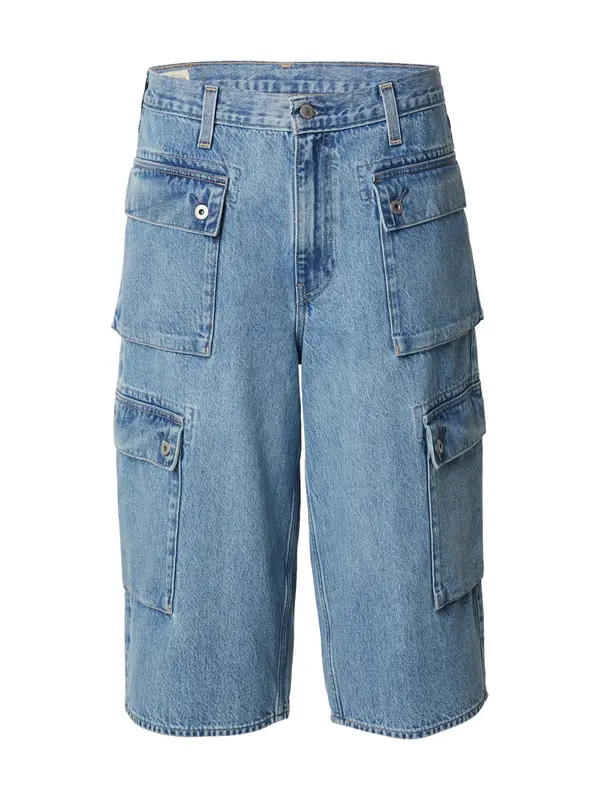 LEVI'S ® LEVI'S ® Cargo traperice '478™ Baggy Capri Cargo'  plavi traper