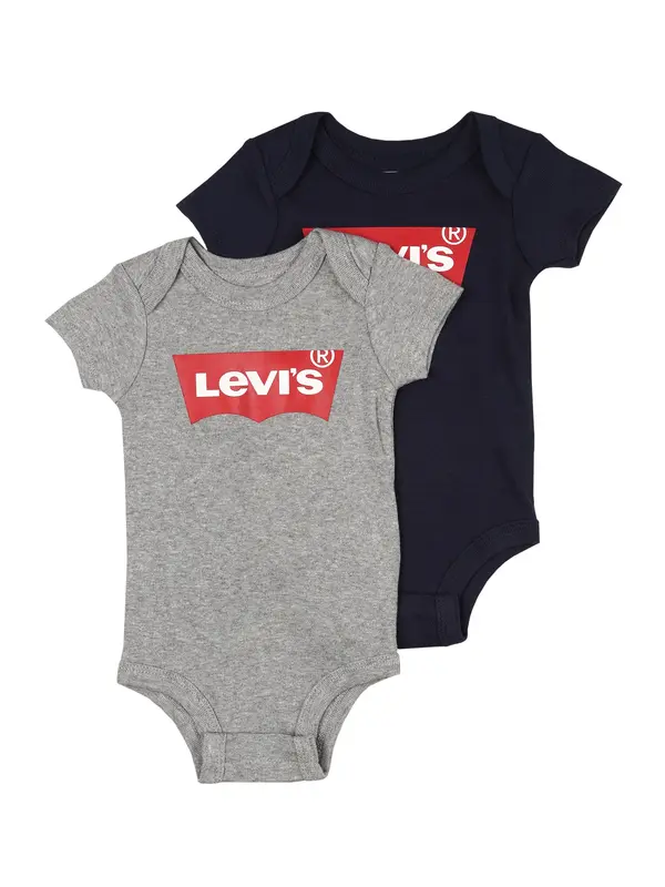 LEVI'S ® LEVI'S ® Dječji bodi  noćno plava / siva melange / svijetlocrvena / bijela
