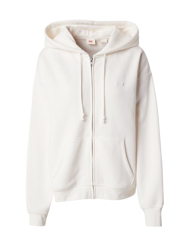 LEVI'S ® LEVI'S ® Gornji dio trenirke 'Everyday Zip Hoodie'  bijela