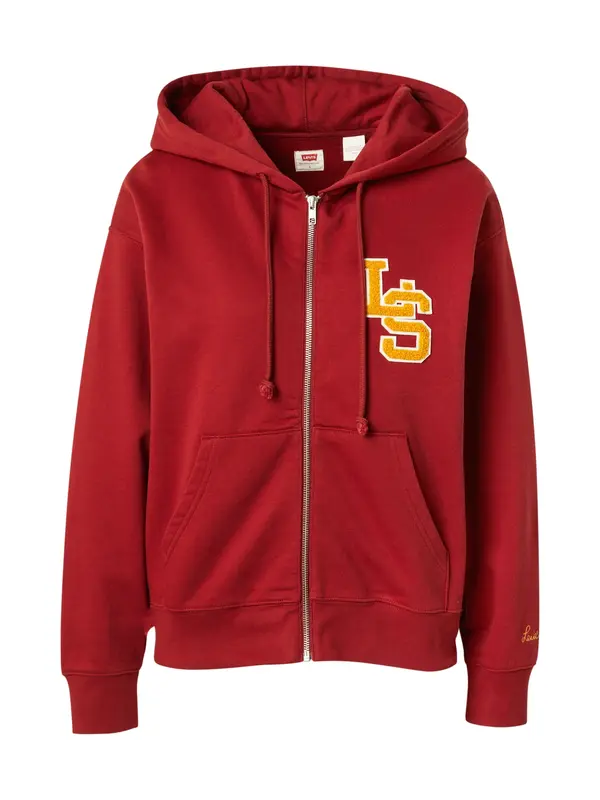 LEVI'S ® LEVI'S ® Gornji dio trenirke 'Heritage'  žuta / bordo / bijela