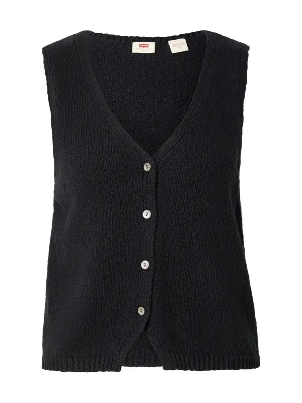 Levi's LEVI'S ® Kardigan bez rukava 'Helen Mini Boucle Vest'  crna