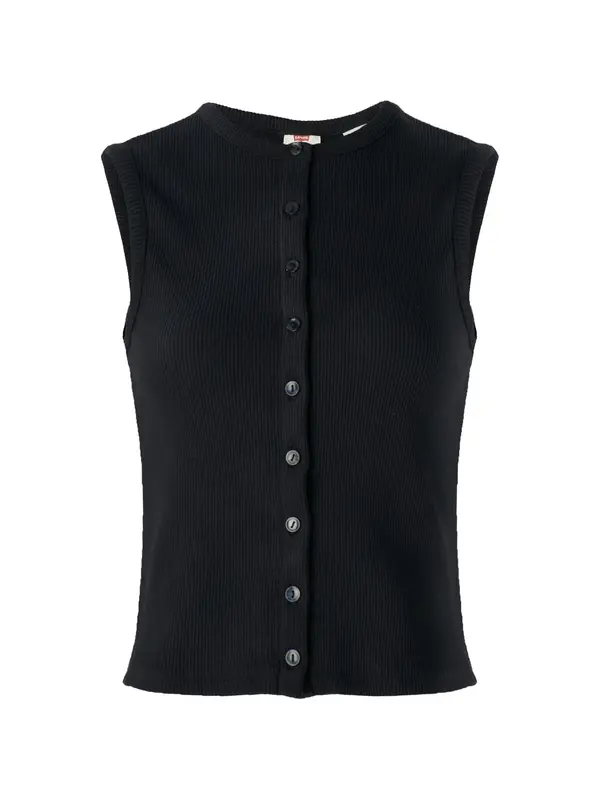 Levi's LEVI'S ® Kardigan bez rukava 'Rory Button Up Top'  crna
