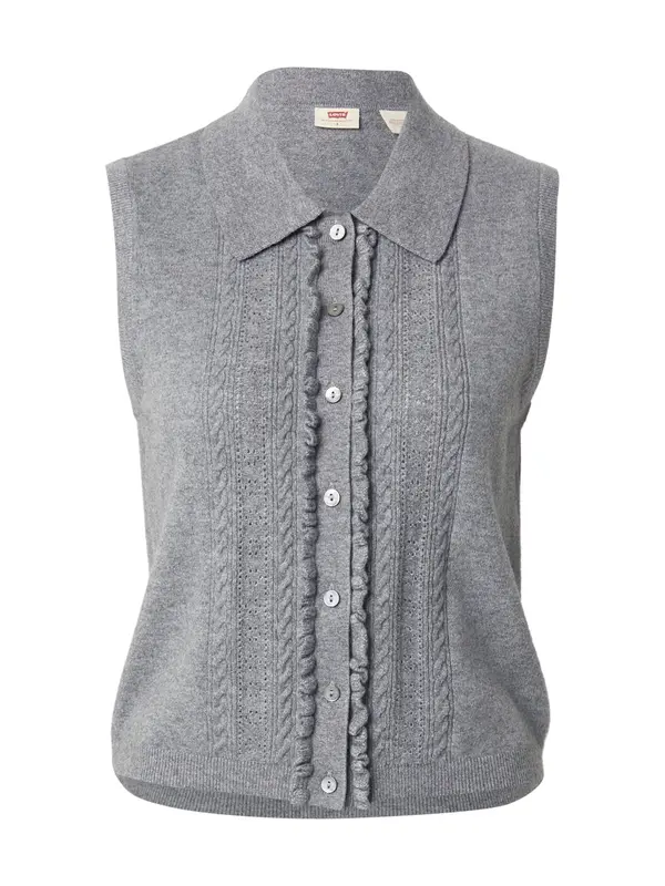 Levi's LEVI'S ® Kardigan bez rukava  siva melange