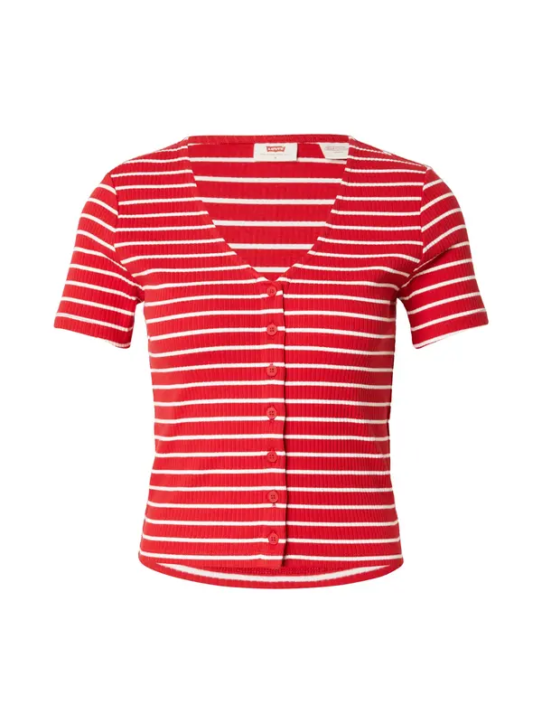 Levi's LEVI'S ® Kardigan 'Muse Tee'  crvena / bijela