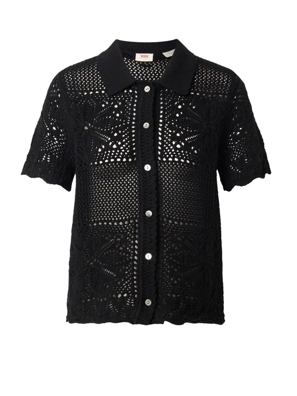 LEVI'S ® LEVI'S ® Kardigan 'Susanna Floral Crochet Shirt'  crna