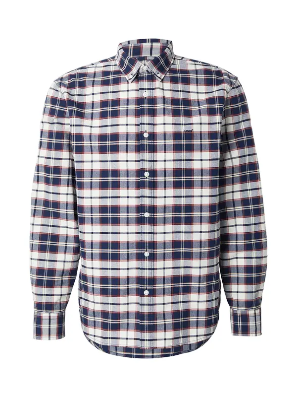 Levi's LEVI'S ® Košulja 'AUTHENTIC'  morsko plava / svijetložuta / tamno crvena / bijela