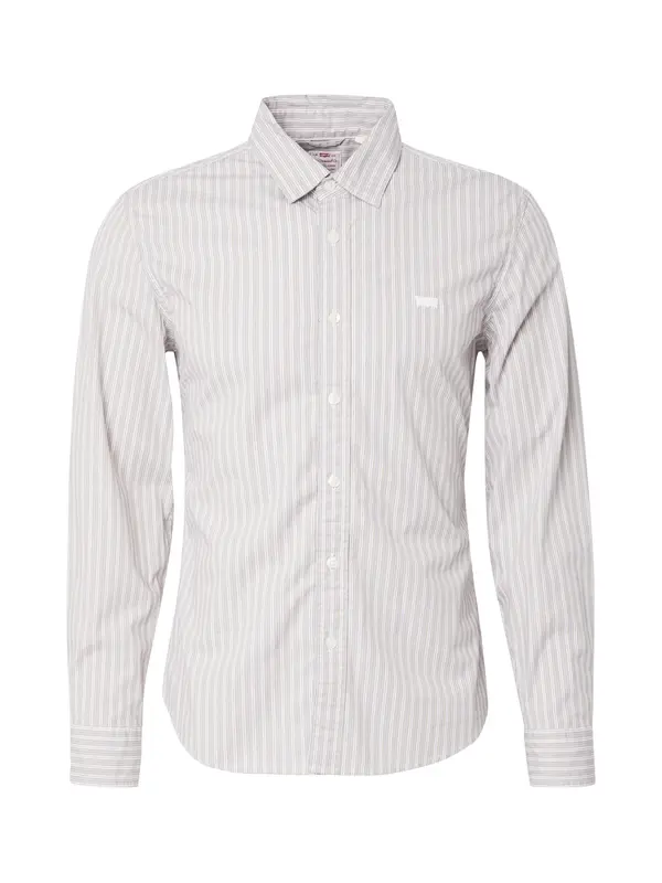 Levi's LEVI'S ® Košulja 'Battery Housemark Slim Fit Shirt'  tamno bež / morsko plava / bijela