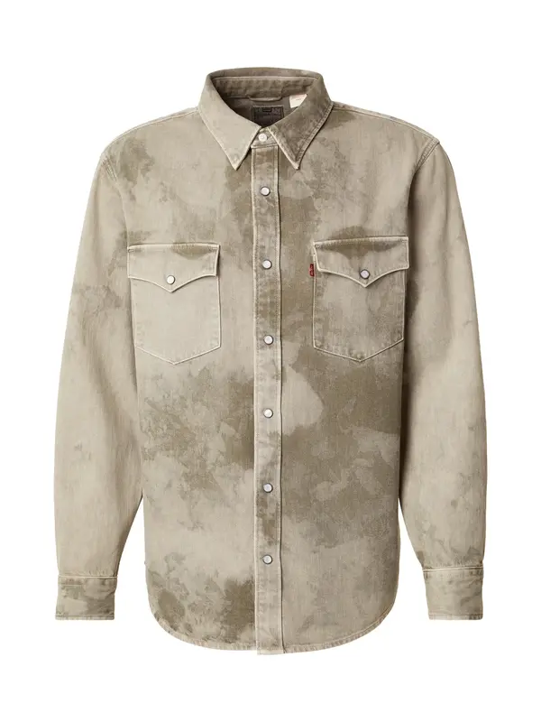 LEVI'S ® LEVI'S ® Košulja 'Relaxed Fit Western Shirt'  kaki / pastelno zelena