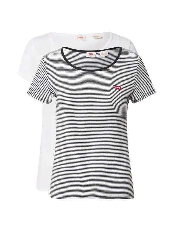 Levi's LEVI'S ® Majica '2Pack Crewneck Tee'  krvavo crvena / crna / bijela