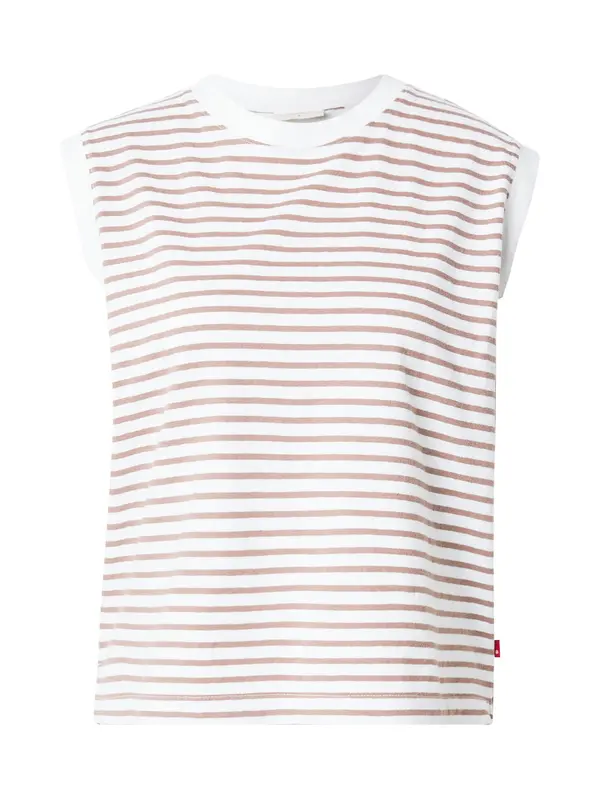 LEVI'S ® LEVI'S ® Majica 'Boxy Tank Top'  smeđa / bijela