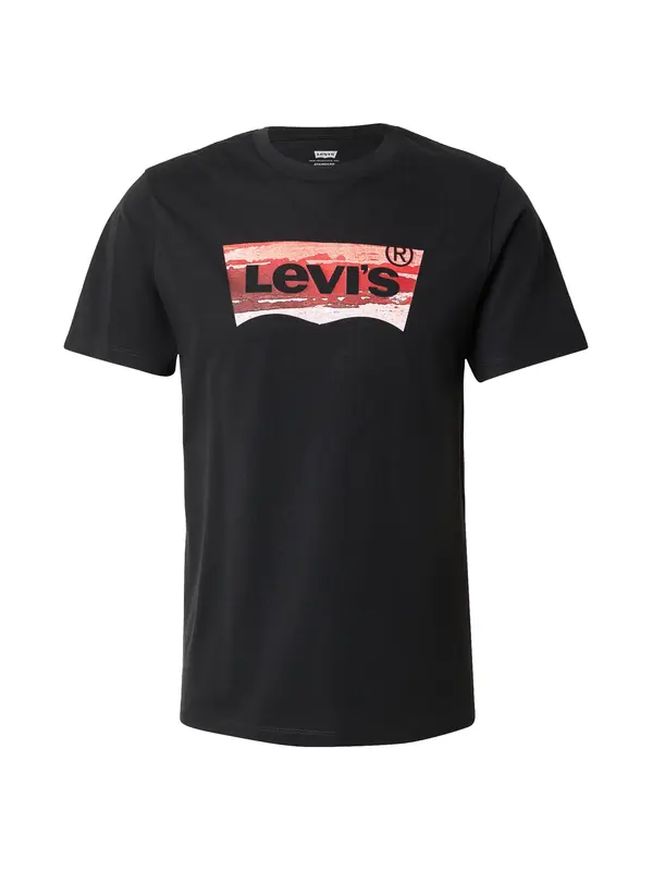 LEVI'S ® LEVI'S ® Majica 'Classic Graphic Tee'  boja slonovače / svijetlonarančasta / svijetlo crvena / crna