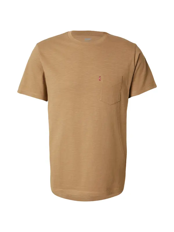 Levi's LEVI'S ® Majica 'Classic Pocket Tee'  moka smeđa / krvavo crvena