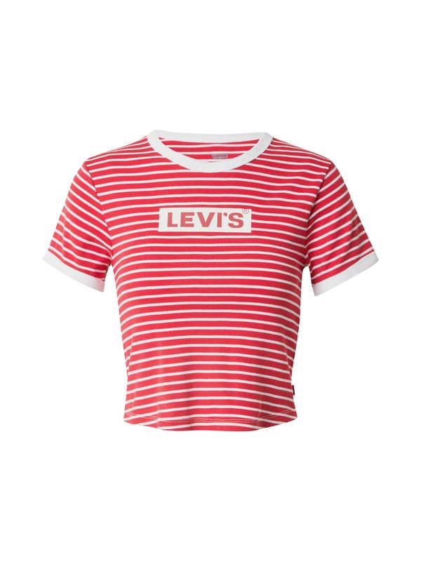 LEVI'S ® LEVI'S ® Majica  crvena / prljavo bijela