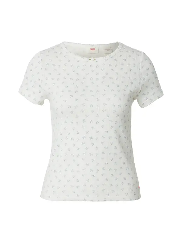LEVI'S ® LEVI'S ® Majica 'Dry Goods Pointelle'  svijetloplava / bijela