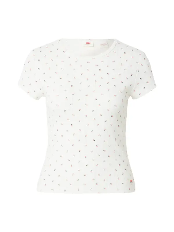 Levi's LEVI'S ® Majica 'DRY GOODS'  zelena / prljavo roza / bijela