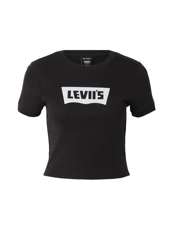 LEVI'S ® LEVI'S ® Majica 'Essential'  crna / bijela