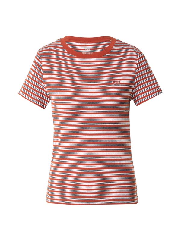 LEVI'S ® LEVI'S ® Majica 'ESSENTIAL'  hrđavo crvena / crna / bijela