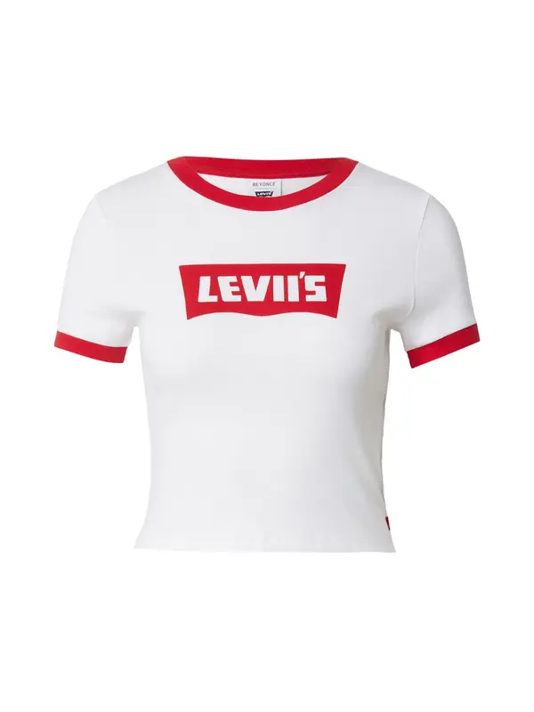 LEVI'S ® LEVI'S ® Majica 'Essential'  svijetlo crvena / bijela