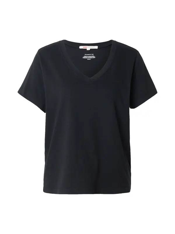 Levi's LEVI'S ® Majica 'Favorite Cotton V-Neck Tee'  crna