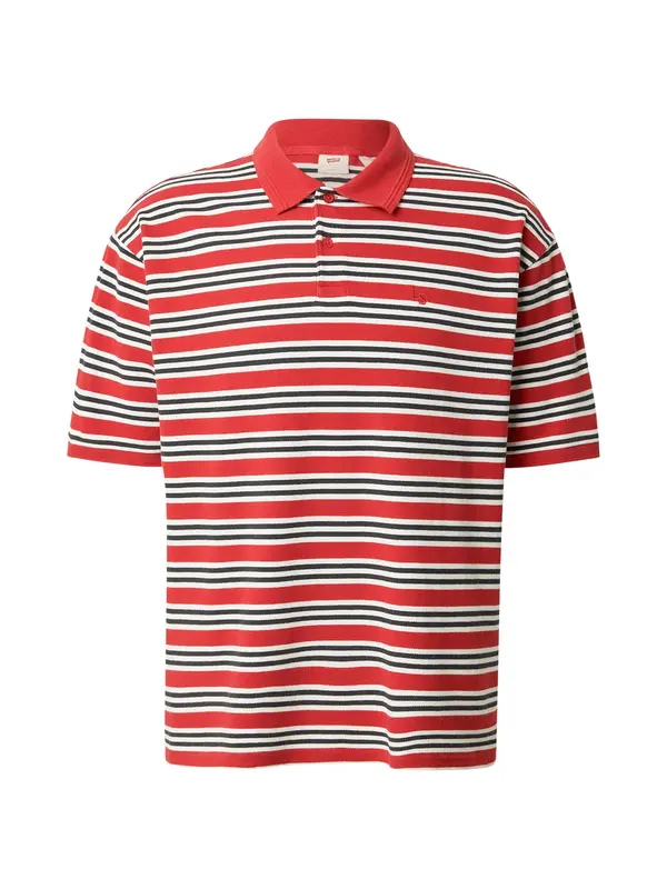 Levi's LEVI'S ® Majica 'FINN'  crvena / crna / bijela