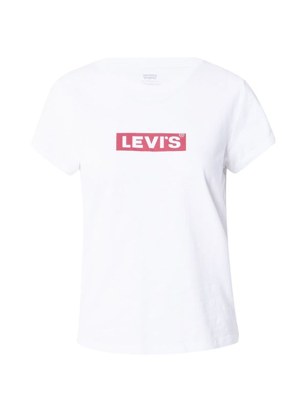 LEVI'S ® LEVI'S ® Majica 'Graphic Authentic Tshirt'  crvena / bijela