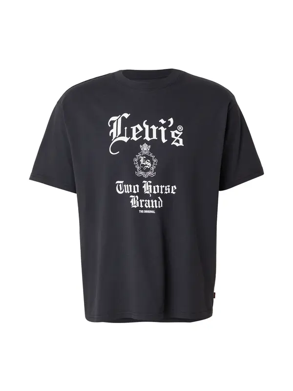 Levi's LEVI'S ® Majica 'Graphic Boxy Tee'  crna / bijela