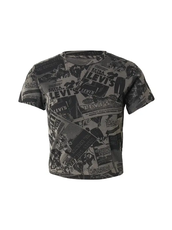 Levi's LEVI'S ® Majica 'Graphic Essential Sporty Tee'  antracit siva / boja blata / crna