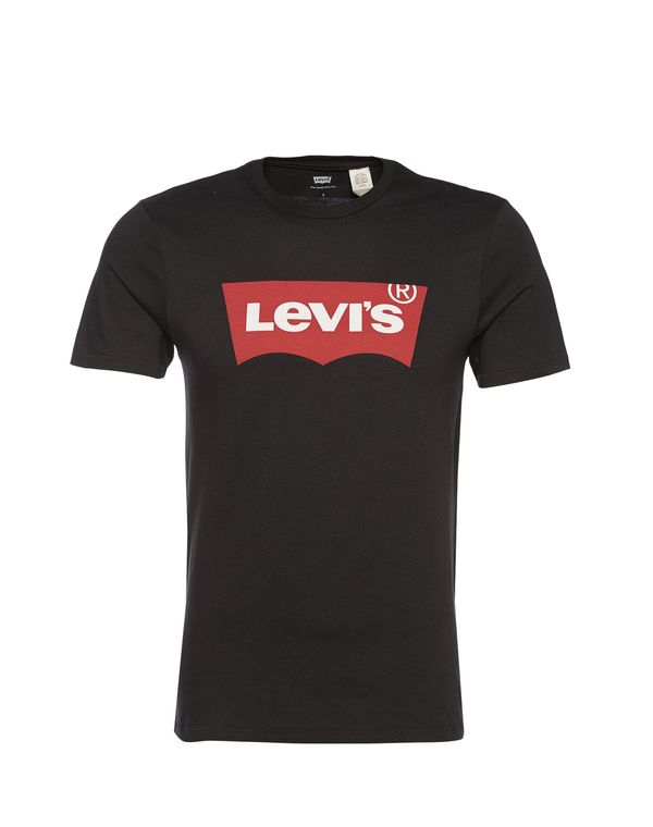 LEVI'S ® LEVI'S ® Majica 'Graphic Set In Neck'  crvena / crna