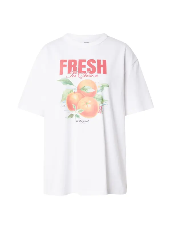 LEVI'S ® LEVI'S ® Majica 'Graphic Tabor Tee'  svijetlozelena / narančasta / crvena / bijela