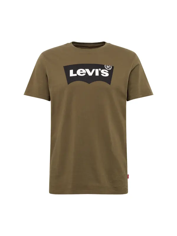 Levi's LEVI'S ® Majica 'Housemark Graphic T-Shirt'  maslinasta / crna / bijela