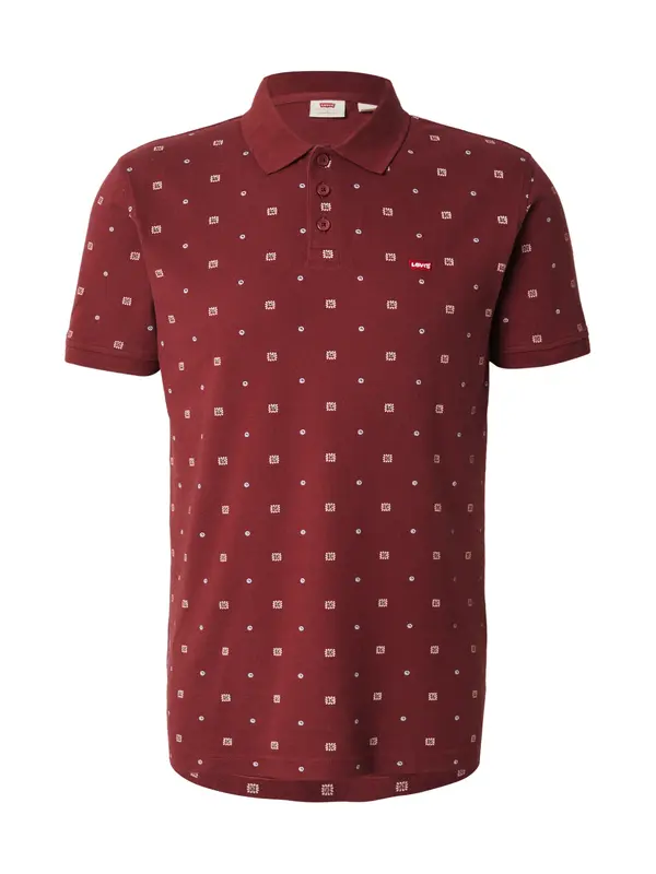 LEVI'S ® LEVI'S ® Majica 'Housemark Polo'  pastelno plava / pastelno roza / burgund / bijela