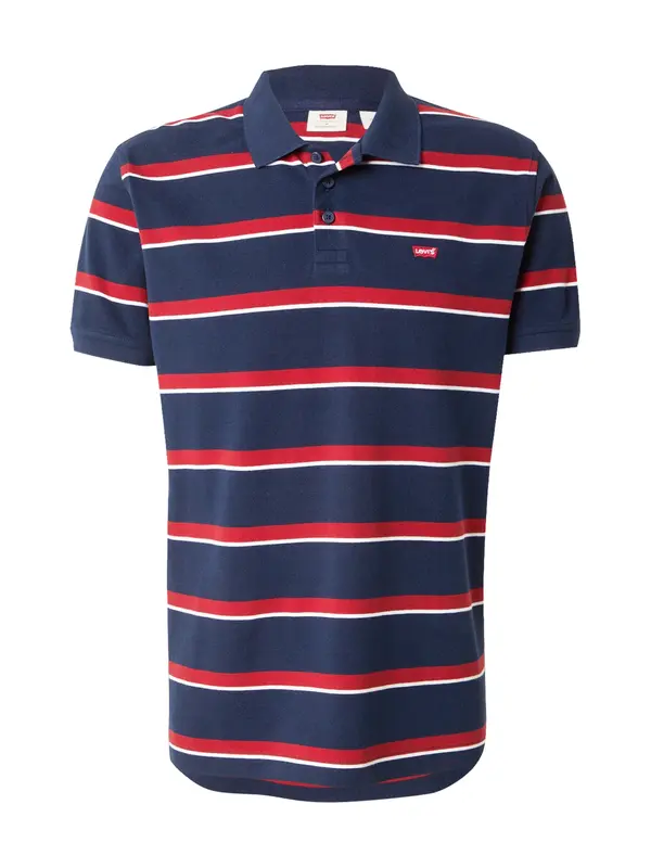 Levi's LEVI'S ® Majica 'Housemark Polo Shirt'  morsko plava / trešnja crvena / bijela