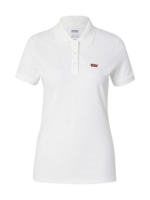 LEVI'S ® LEVI'S ® Majica 'Levi's HM Polo'  crvena / bijela