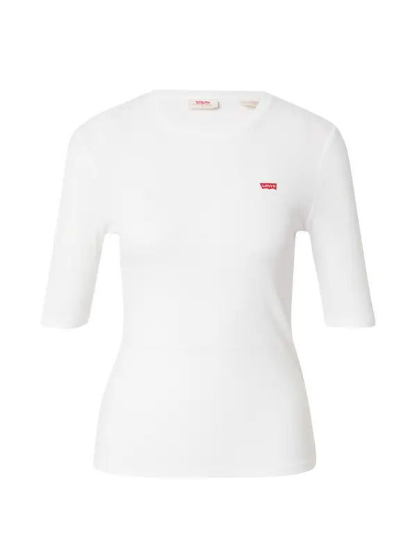 LEVI'S ® LEVI'S ® Majica 'Luca Slim Tee'  crvena / bijela
