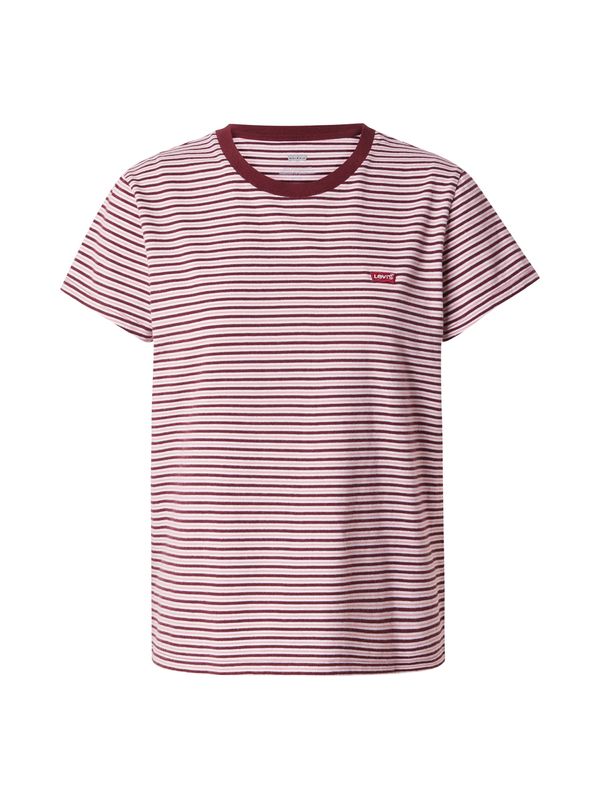 LEVI'S ® LEVI'S ® Majica 'PERFECT'  prljavo roza / burgund / bijela