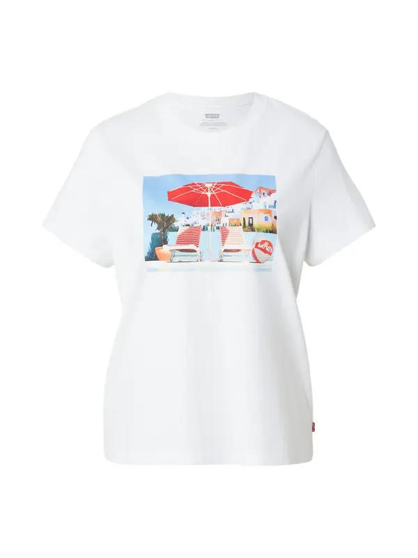 LEVI'S ® LEVI'S ® Majica 'Perfect'  svijetloplava / tamno zelena / crvena / bijela