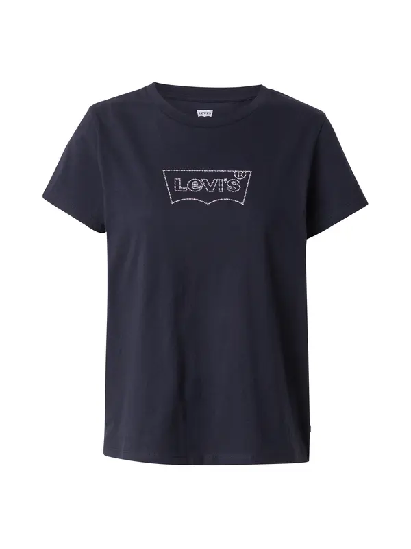 Levi's LEVI'S ® Majica 'Perfect Tee'  crna / srebro