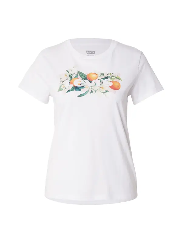 LEVI'S ® LEVI'S ® Majica 'Perfect Tee'  žad / narančasta / pastelno roza / bijela