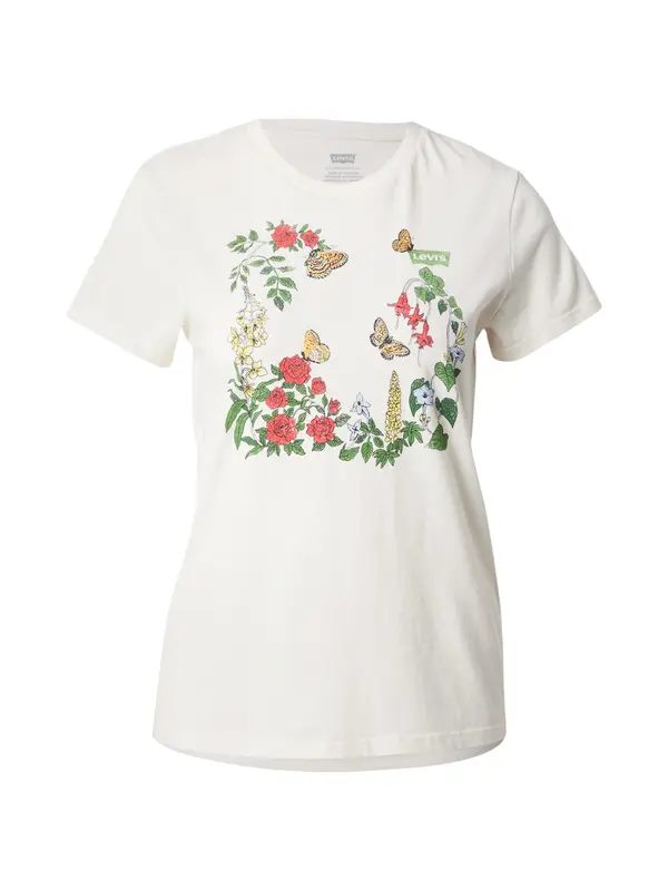 Levi's LEVI'S ® Majica 'Perfect Tee'  žuta / zelena / crvena / bijela