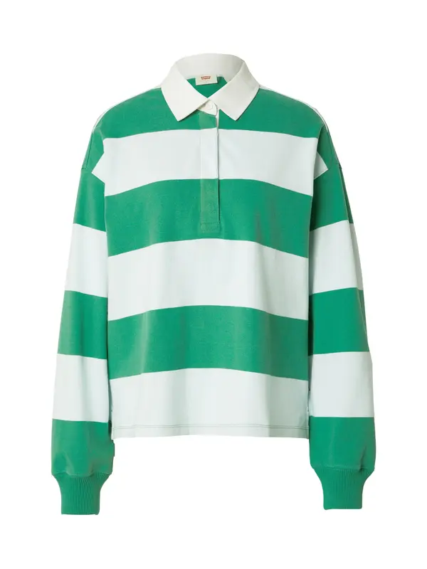 Levi's LEVI'S ® Majica 'Reenie Rugby Long Sleeve Tee'  zelena / pastelno zelena