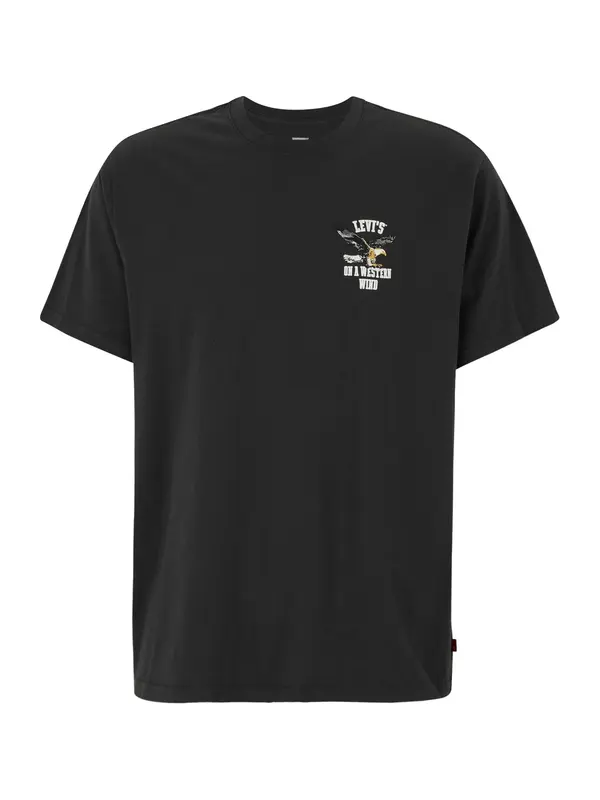 LEVI'S ® LEVI'S ® Majica 'Relaxed Graphic Tee'  višnja / crna / bijela