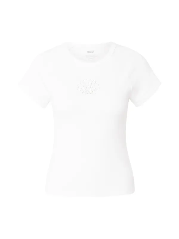 LEVI'S ® LEVI'S ® Majica 'RILEY'  srebro / bijela